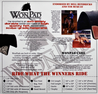 WON PAD 1/2"