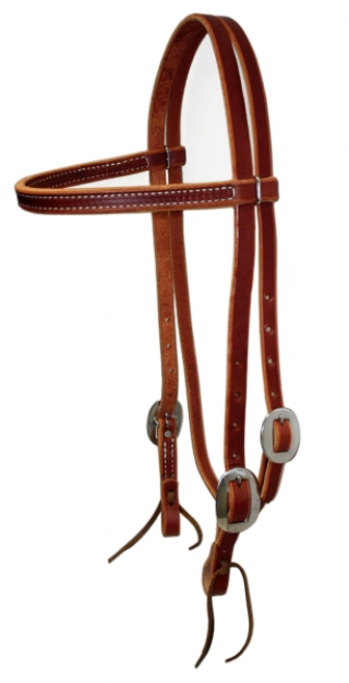 Berlin Custom Leather Browband Headstall