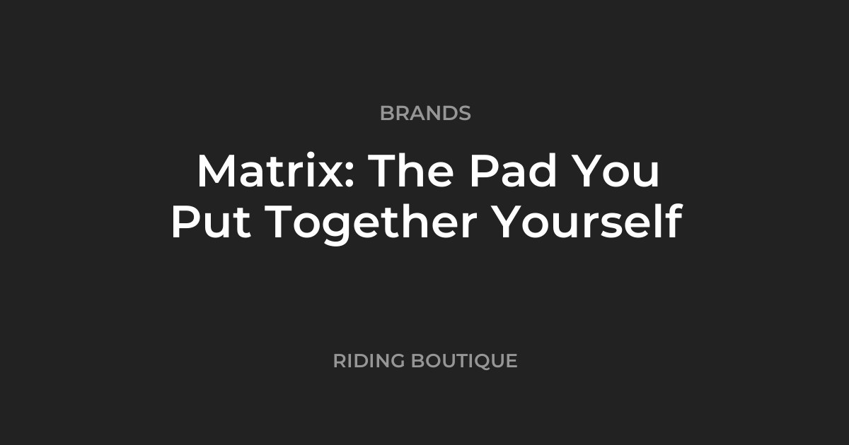 Matrix: The Pad You Put Together Yourself
