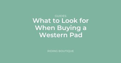 What to Look for When Buying a Western Pad